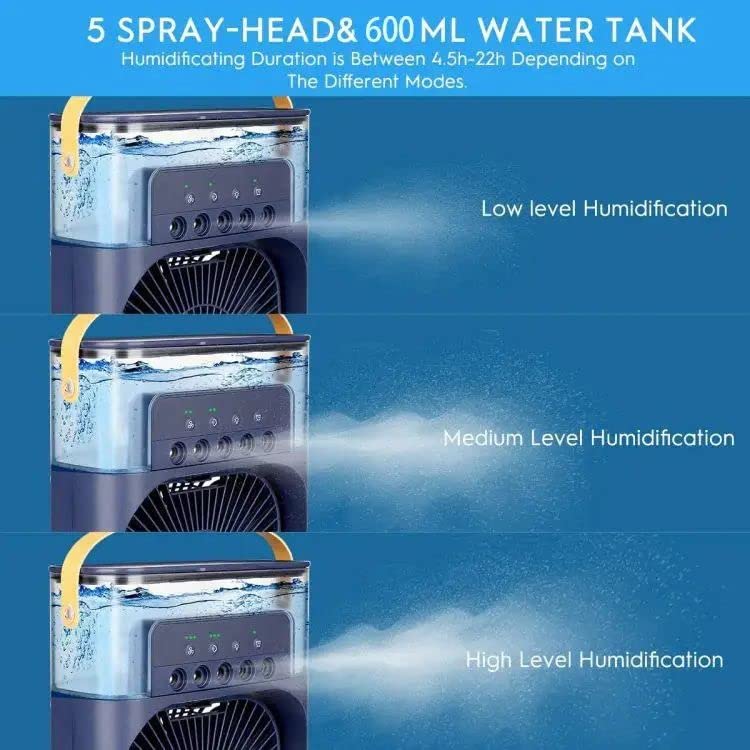 Portable humidifier fan