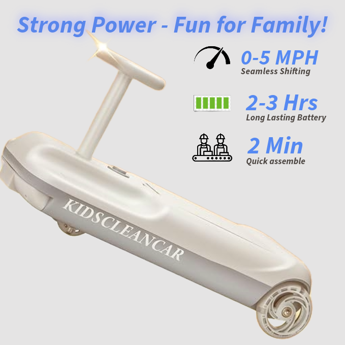 Portable Cleaning Go Kart For Kids