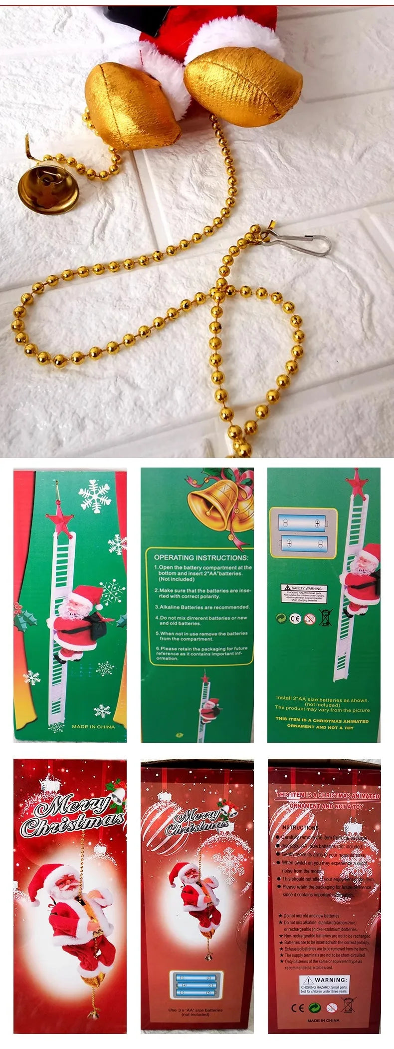 Electric Music Santa Claus Christmas Parachute