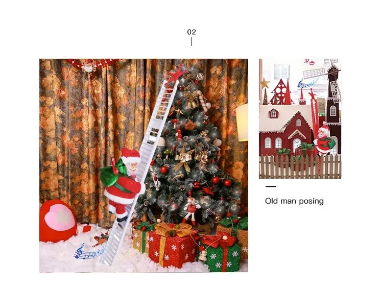 Electric Music Santa Claus Christmas Parachute