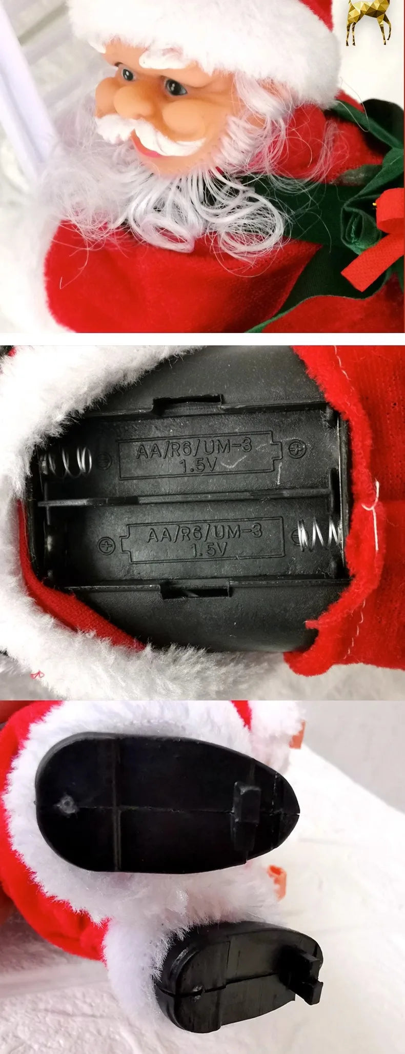 Electric Music Santa Claus Christmas Parachute