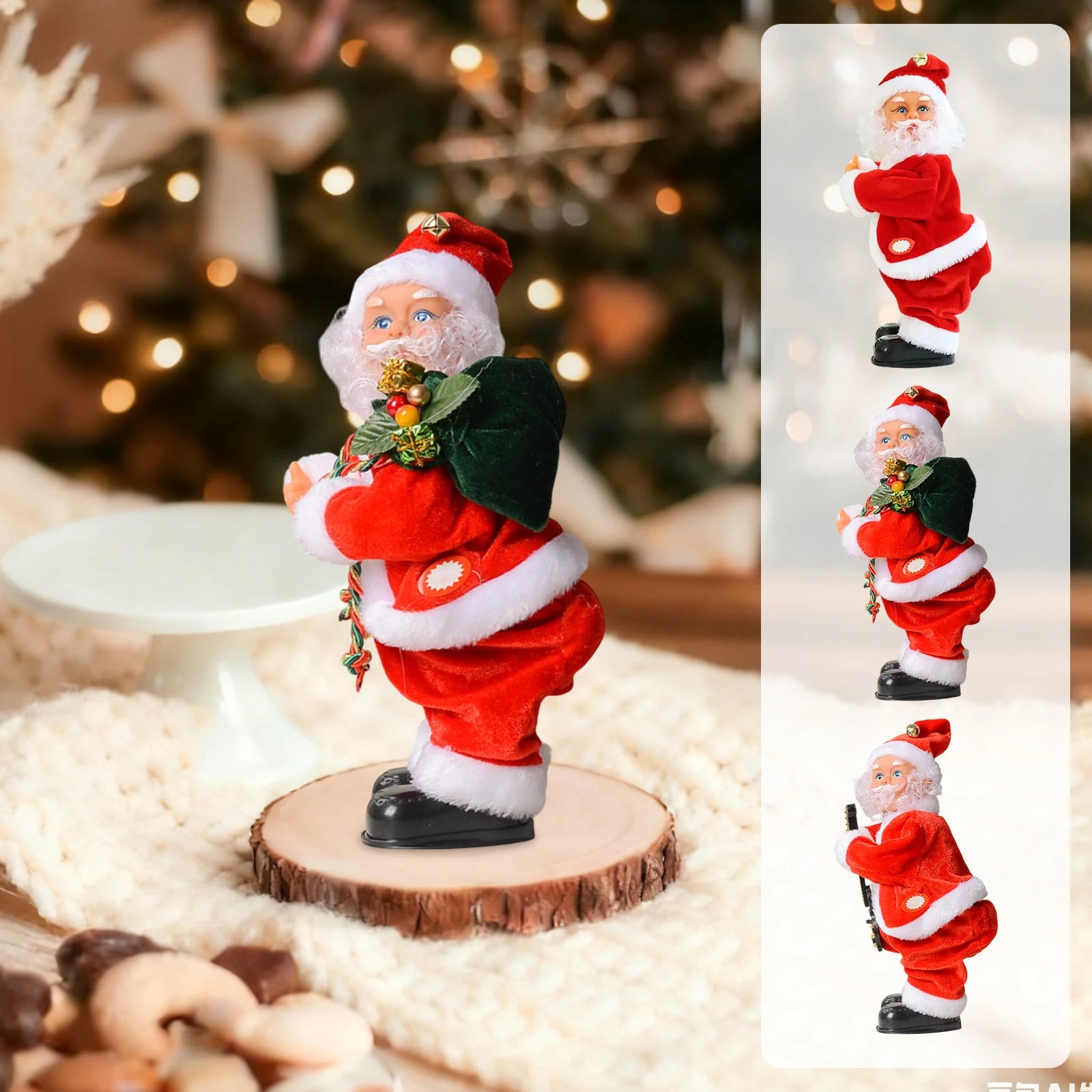 Creative Electric Santa Claus Ornament,Twerking
