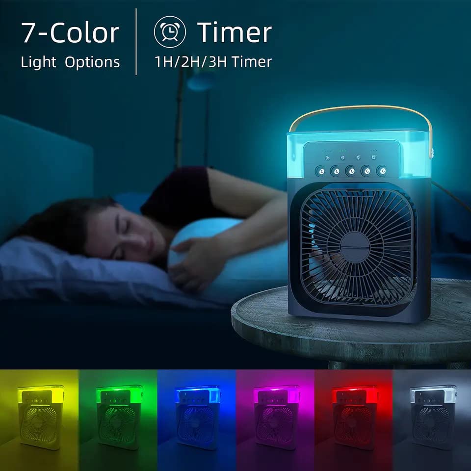 Portable humidifier fan
