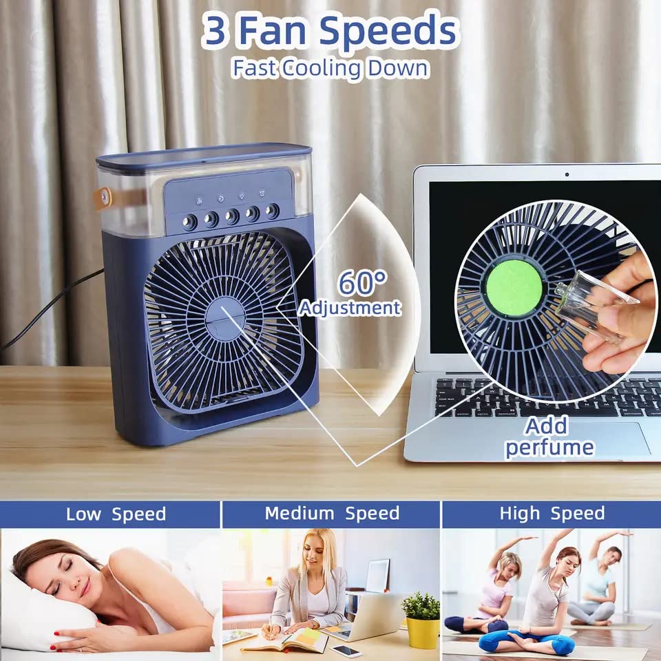 Portable humidifier fan